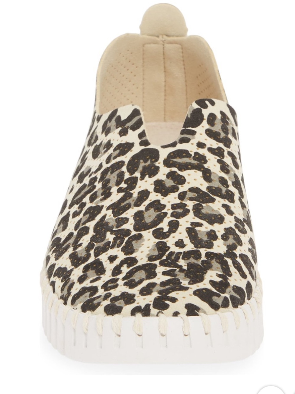 Ilse Jacobsen Hornbæk Leopard Print Laser-Cut Slip-On Sneaker 36 / US 6